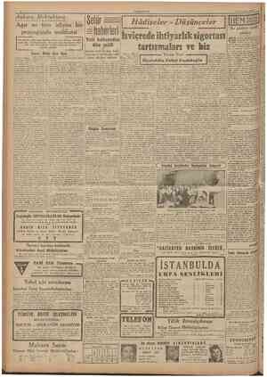  2 CUMHURIYET 30 Temmoz 1946 Ankara Mektuhları: Ağır ve ters işliyen bir propaganda makinesi Demokratlar dahir seçim lâkırduı