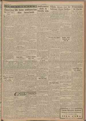  11 Şubat 1947 CUMHURÎYET İlk barış İngiliz Fransü ittifak lasarısı ocdradan gfelen haberlere göre Ingiltere ile Fransa...