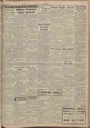  10 Mart 1947 CUMHURIYET Baştaraft 1 inci sahiieâe I rattığı Amcabeye temas ederek bunun için hazırlandlSını bunun için de...