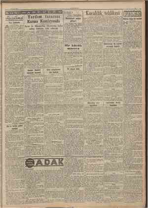  13 Mayıs 1947 CUMHUKİİET Yardım tasarısı İran hakkında Âyan ve Mümessiller Meclisînde kabul edilen metinler telif edilecek