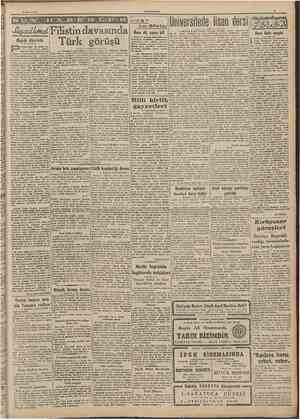  15 Mayıs 1947 CUMHURÎYET Baitarafı 1 tnci mhijede etmek lazımdır. Pakat gayTetlerinin slle üe «tisaa mektebi» nin ıslaiıa...
