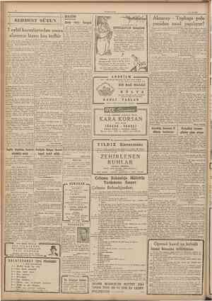  CUMHLRIÜET 17 E;,lul 1947 SEHBEST SU1UN RESIM «Eey» Serglsi Og!u reasam Şemseddin Arel'in delâlitıle, Beyoğlu HalKevjıde,...