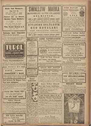    22 Eylül 1947 Küçük Cari HESABLARA Yüzde 31/2 Faiz senede lira y 36.000.— ikrami Bu hesabdan her zaman para diz. Faizleri