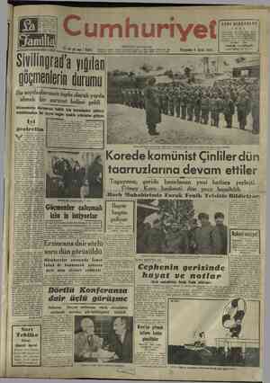 Cumhuriyet sayfa 1