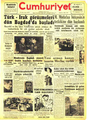 Cumhuriyet sayfa 1