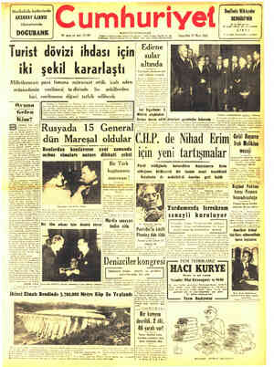Cumhuriyet sayfa 1