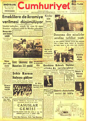 Cumhuriyet sayfa 1