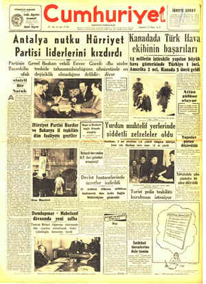  TÜRKİYE KREDİ İradlı, Sigortalı ikramiyeli Genel Sigorta 31 anci gal sayı 11295 İĞRETİ SURAT Antalya nutku Hürriye! Partisi
