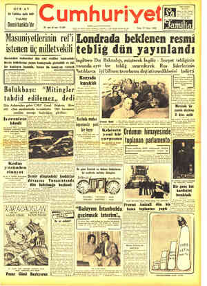  HER AY 20 Talihliye Aylık Gelir YALNIZ Demirbankta'dır BL inci yıl sayı 11.406 Tef Cumhuriryet KURÜU YUNUS NADİ Forte Kuturu
