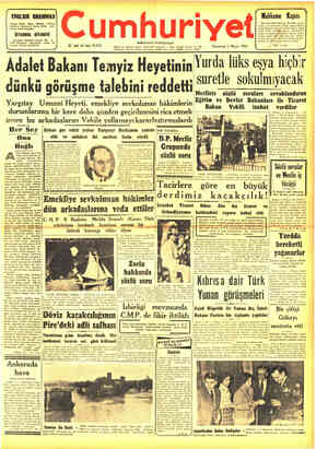 Cumhuriyet sayfa 1