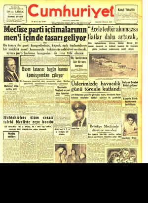 Cumhuriyet sayfa 1