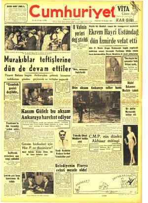 Cumhuriyet sayfa 1