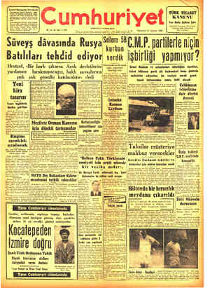 Cumhuriyet sayfa 1