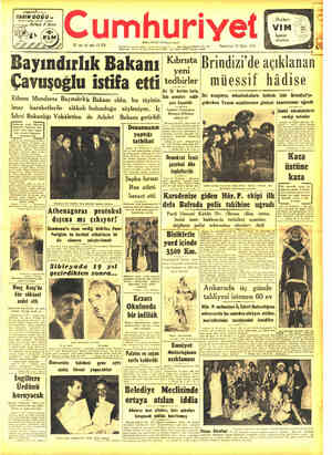 Cumhuriyet sayfa 1