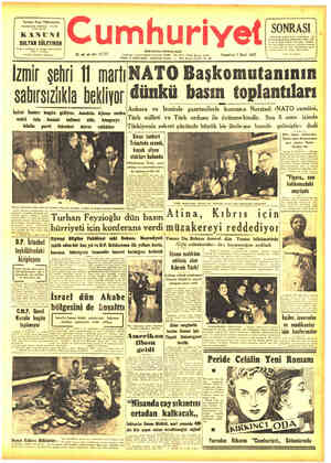 Cumhuriyet sayfa 1
