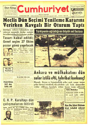  Trende, Vapurda, Evde (9 Akbaba vi şınızdir! - KHABA 33 üncü yıl Sayı 11.899 — T; Meclis Dün Seçımı Yenileme Kararını...