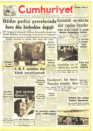 Cumhuriyet sayfa 1