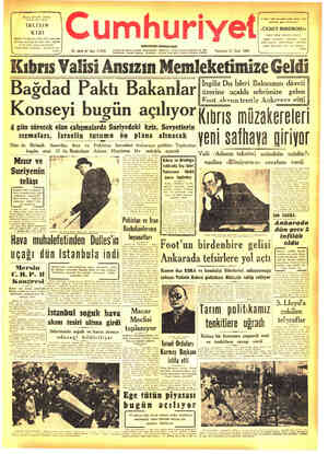 Cumhuriyet sayfa 1