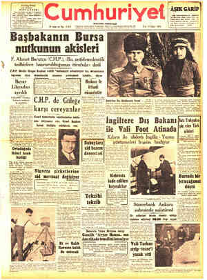 Cumhuriyet sayfa 1