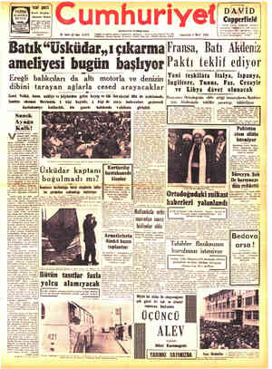 Cumhuriyet sayfa 1