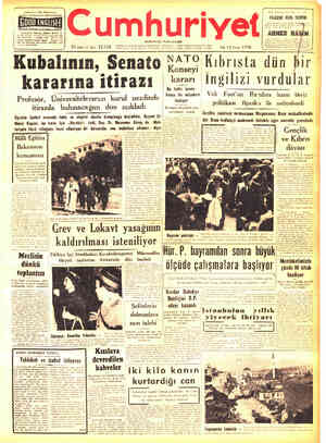 Cumhuriyet sayfa 1