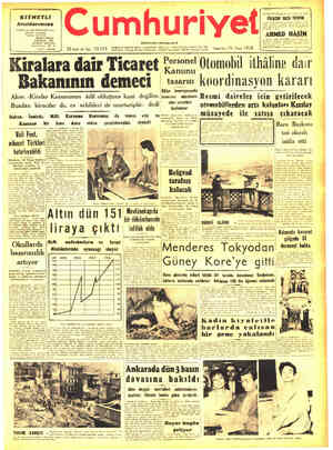 Cumhuriyet sayfa 1