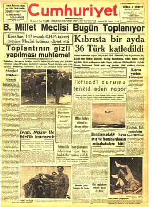 Cumhuriyet sayfa 1