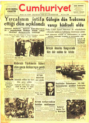 Cumhuriyet sayfa 1