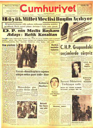  #lhmnanca Dil Bilgisi Bi —tanhul Kitabevi KURUCUSU:'YÜNUS NaDi 35 inci yıl Sayı 12.669 ğ "CCumhurbaşkanının yıllık nutkunu