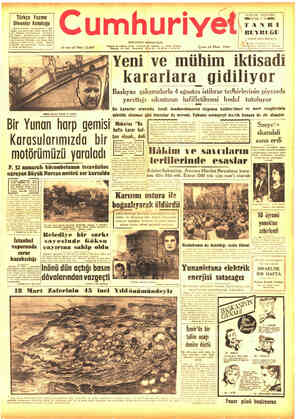  KUR'ANI KERİMİN TERCÜME ve TEPSİRİ TANRI BUYRUĞU ÖMER RİZA DOĞRUL Türkçe Yazma Divanlar Kataloğu Çuma 18 Mart 1960 — | ü y