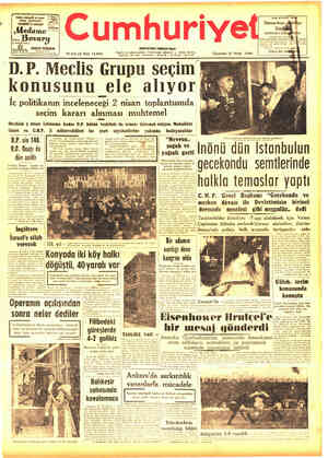 Cumhuriyet sayfa 1
