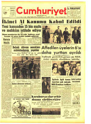  İNGİLİZ mları ya ——t W v di L.TOLSTOY KURUCUSU: YUNUS NADİ Teleret ve meklup  söresi: Cumburiyet İrlanbul — Pora Kutunu...