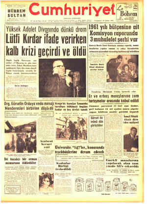 Cumhuriyet sayfa 1