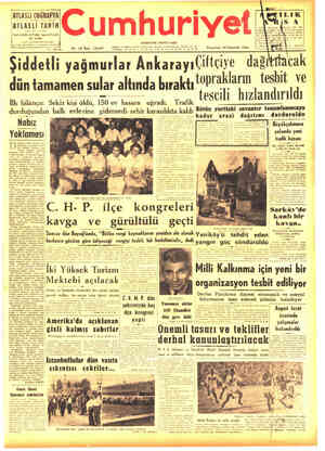  İATLASLI COĞRAFYA 'ATLASLI TARİH hem ATLAS Hem DERS KİT bir 38. yıl Sayı 13.243 Şıddeili yagmur'ar AnkarayıÇlİİÇlye dağı dün