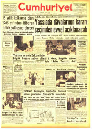  'ruzuu DİVANI saeaCumh uriyet” KURUCUSU: YUNUS NADİ saktup sdresi Cumhuriyet İstanbul — Posta Kutunu: İstanbul No 208 d — di