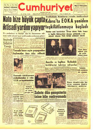 Cumhuriyet sayfa 1