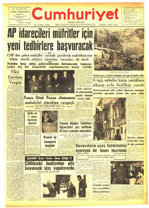 Cumhuriyet sayfa 1
