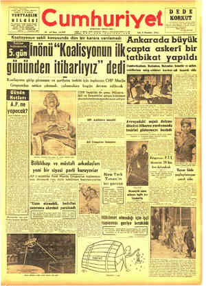 Cumhuriyet sayfa 1