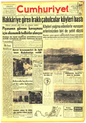 Cumhuriyet sayfa 1