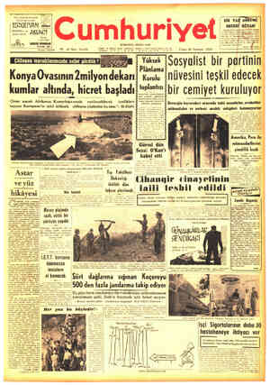  BRGİAAN Sel| İsemier AGAĞI | Bir vq DÖNÜMÜ W : GECESİ! 'ASI KURUCUSU: YUNUS NADİ Cuma 20 Temmuz 1962 ( Yüksek 'Sosyulıst bir