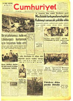 Cumhuriyet sayfa 1