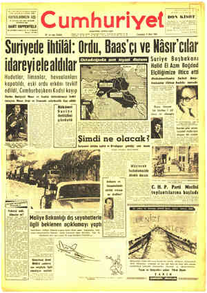 Cumhuriyet sayfa 1