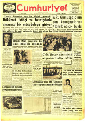 Cumhuriyet sayfa 1