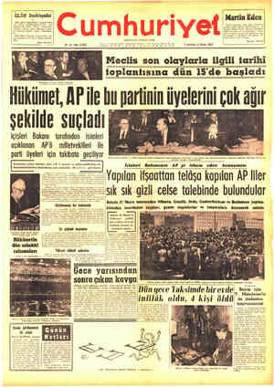 Cumhuriyet sayfa 1