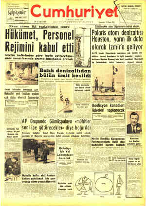 Cumhuriyet sayfa 1
