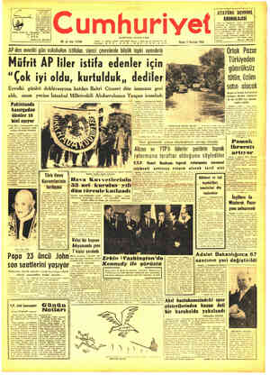 Cumhuriyet sayfa 1