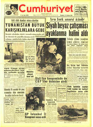  F Serezde vukubulan olaylar rin idaresini ele geçirdiler,duruma ancak: 'MMM ordunun müdahalesile hâkim olunabildi x YOT DYT
