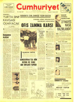 Cumhuriyet sayfa 1