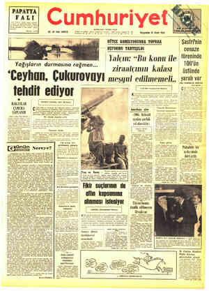  PAPATYA a| Cumhuriyet 'nin kalemiyle dilimize çevrilerek Varlık Tiyatro gerisinde 2 lira Siyatla — yayme lanımıştır....