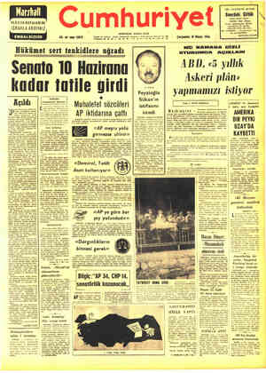 Cumhuriyet sayfa 1